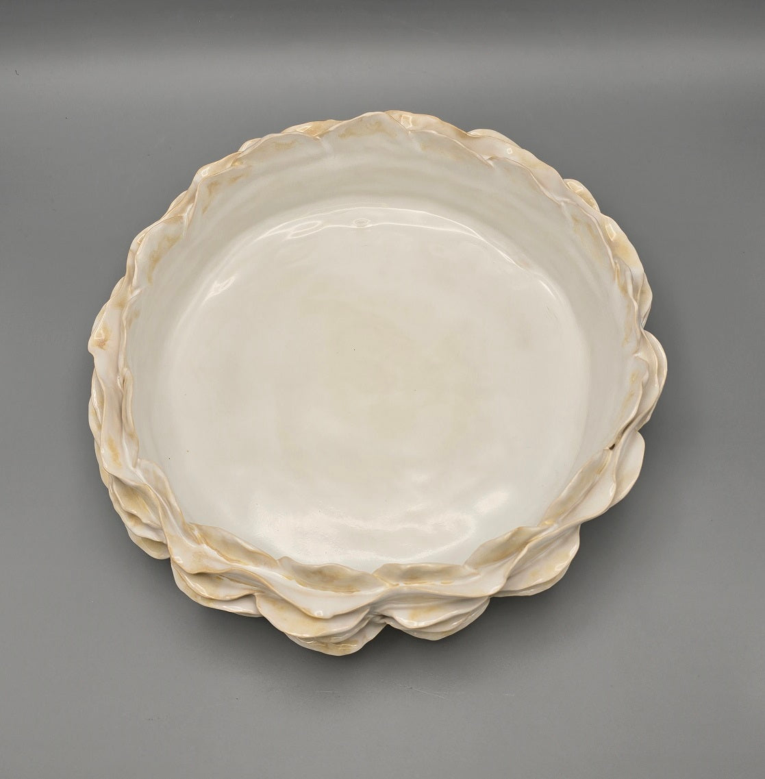 Petal White Serving Dish & Centerpiece Large