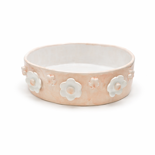 Daisy Serving Dish Blush Glow Medium