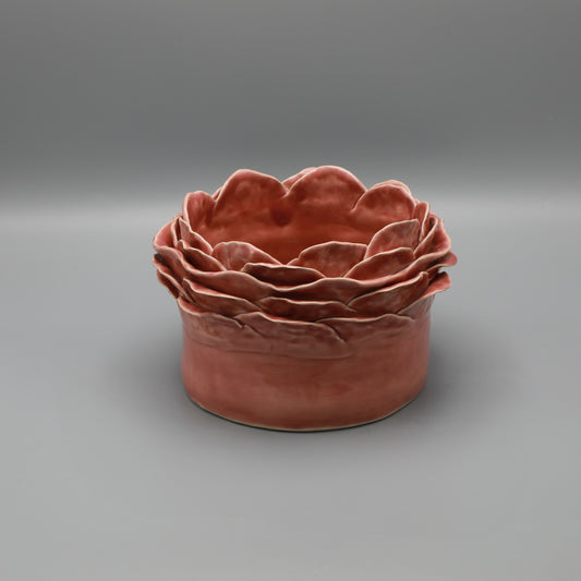 Petal Pink Plum Centerpiece Pot