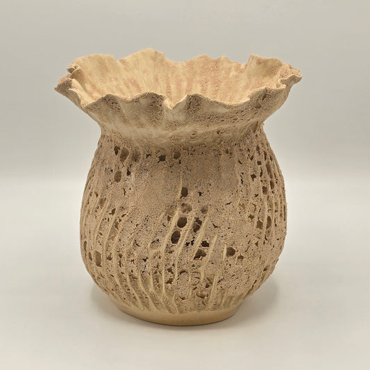 Sculpt Fleur Fossile Vessel